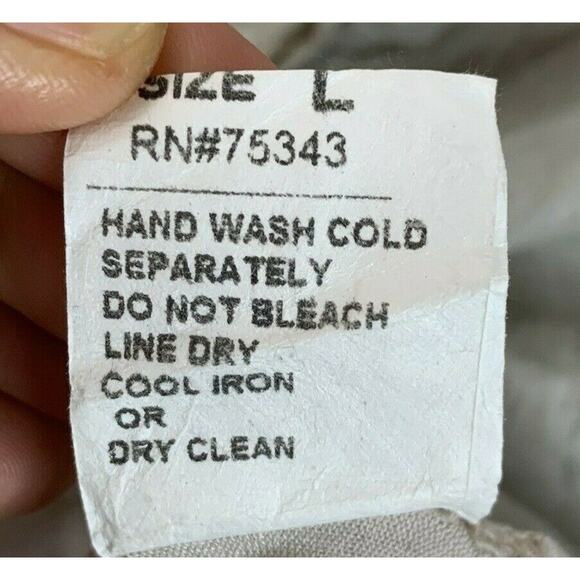 Vieole Womens Silk Blouse Top Size Large Flowy Ruffled Trim Lace Lightweight - Picture 7 of 7